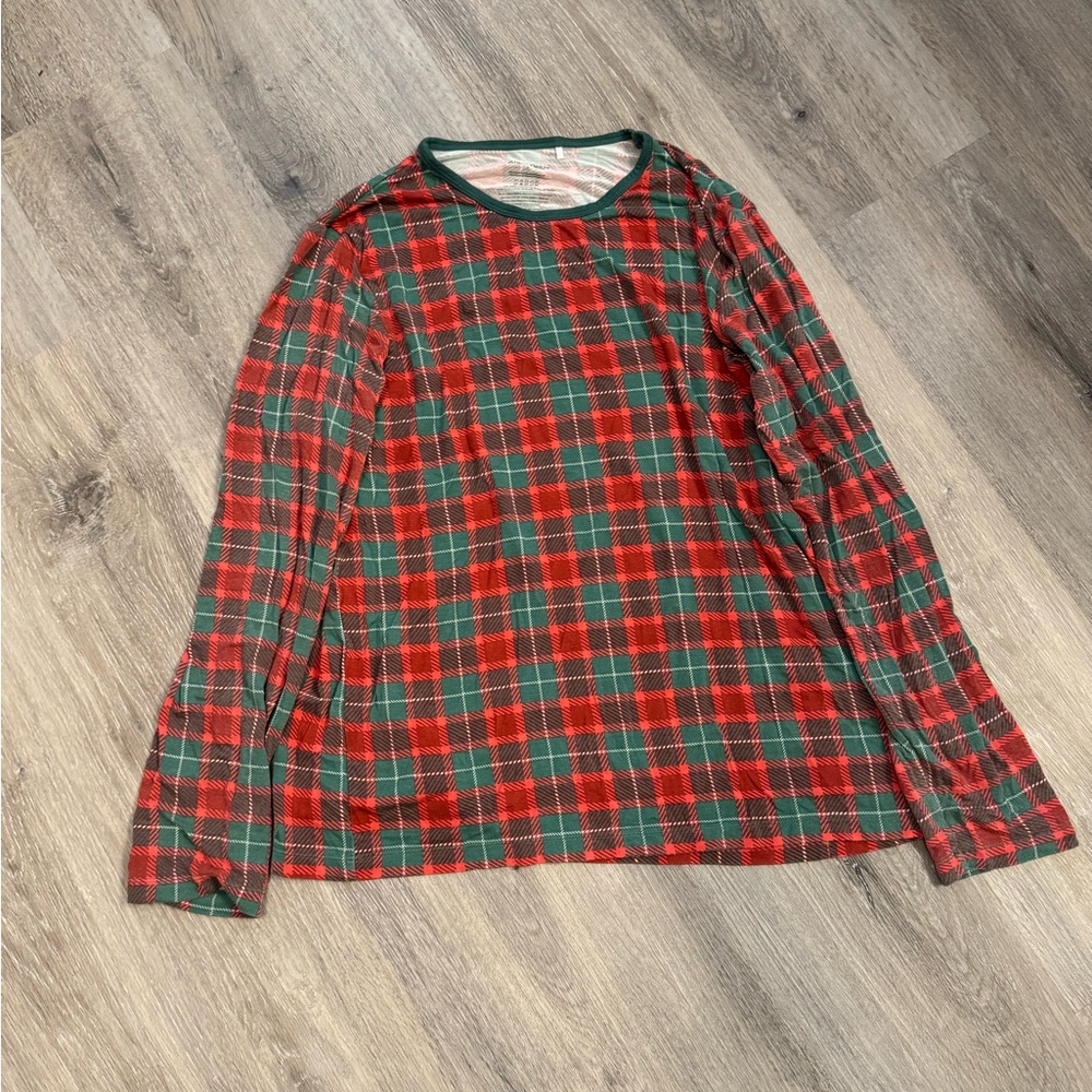 Angel Dear Red and Green Plaid Pajama Pants